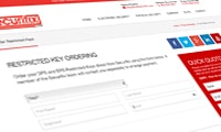 Restricted Key Online Ordering
